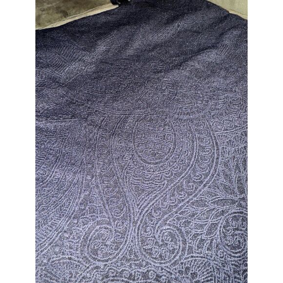 Land's End Paisley Textured Tank Top with Wired/Padded Under bra Sz 4 - Picture 2 of 6